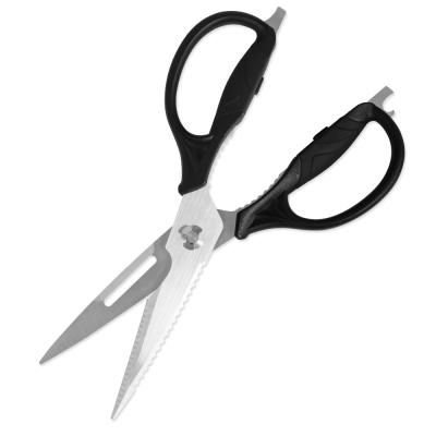 China Multifunctional Stainless Steel Scissors Household Food Scissors Kitchen Chicken Bone Scissors Sharp Fish Scale Cut Planer for sale