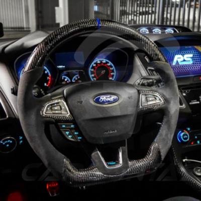 China Ford Sereis Volante de fibra de carbono Instalação fácil para melhor condução à venda