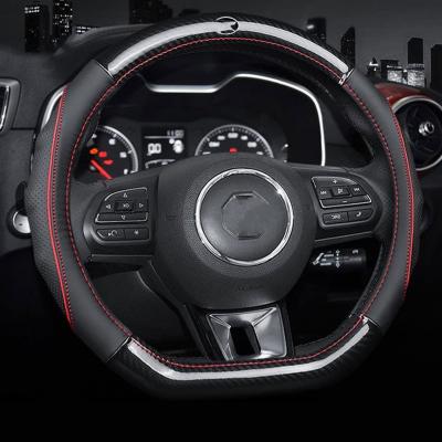 중국 MG Series Double Stitching Car Steering Wheel With Round Top Flat Bottom 판매용