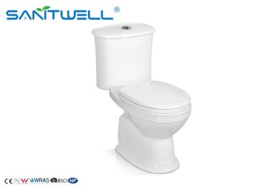 China Modern European Style Popular Models Gravity Ceramic Toilet Sanitary Ware Two Piece WC for sale