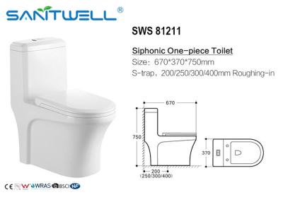 China Het beroemde van het het Waterspoelmiddel van WC van Merksiphonic Sanitaire Zij Ceramische Toilet Te koop