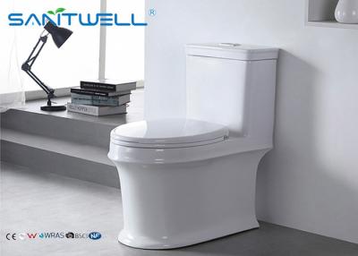 China Vloer - opgezette siphonic dubbele toilet moderne sanitaire 730*390*725 mm Grootte Te koop