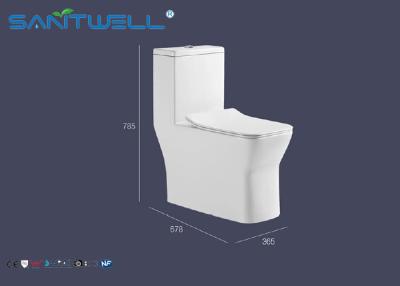 China Ceramic  Single Piece Toilet sanitary wares watersaving with CUPC certificate for sale