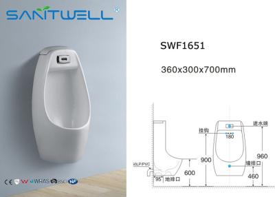 Chine Le mur en céramique moderne a accroché l'urinoir/écran 360*300*700 millimètre d'urinoir à vendre