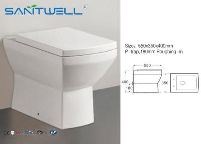 中国 壁WC鍋の陶磁器の洗面所550*350*400 mm SWL0622モデルに戻るイギリス 販売のため