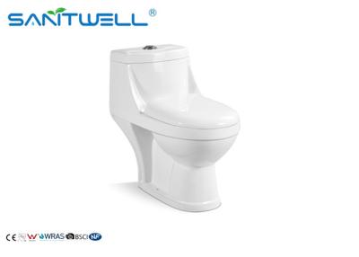 China North America Style Ceramic Toilet 680 * 370 * 650 MmDimension SWC2311 for sale