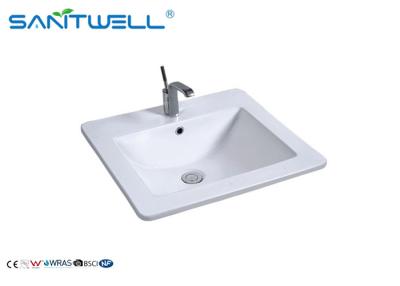 China Lavabo rectangular AB8003-53 530×460×170 milímetro de la encimera de la unidad de la vanidad en venta