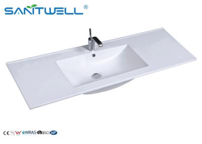 China Ceramic Single Bowl Counter Top Wash Basin AB8003-120 Single Hole for sale