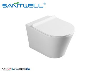 Cina La parete sanitaria degli articoli ha appeso la toilette ceramica rotonda dello sbocco colore bianco di parete/del Wc in vendita