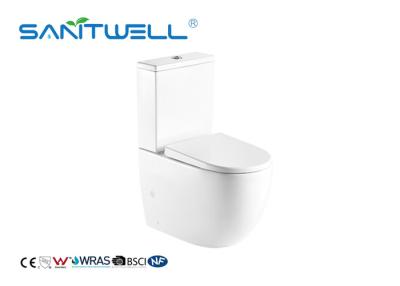 China Sanitary Ware Bathroom Close Coupled Toilet Modern Ceramic Toilet White Color for sale