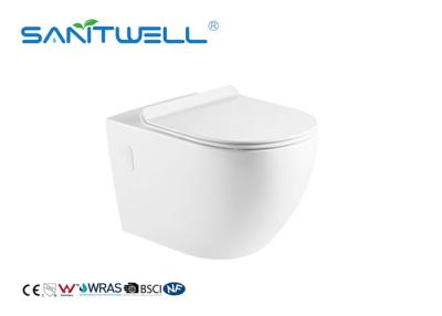 China Gravity Flushing Chaozhou Wall Mounted Wc Toilet One Piece Structure 575 * 360 * 360mm for sale