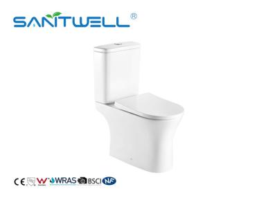 China Chaozhou Fashionable Rimless Close Coupled Wc Toilet Floor Standing Washdown Flushing for sale