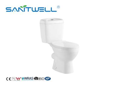 China Comfortable Chazhou New Popular Close Coupled Toilet Washdown Wc With P Trap Flushing System for sale