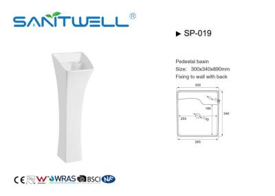 Китай Таз мытья руки популярной поливы чистки собственной личности моделей керамический с постаментом для Bathroom продается