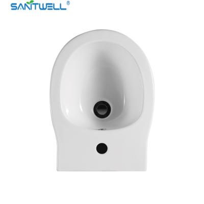 Chine Taille blanche de Hung Bidet 495*365*295 millimètre de mur de casserole de carte de travail de la salle de bains SWJ1031, bidet au plancher à vendre