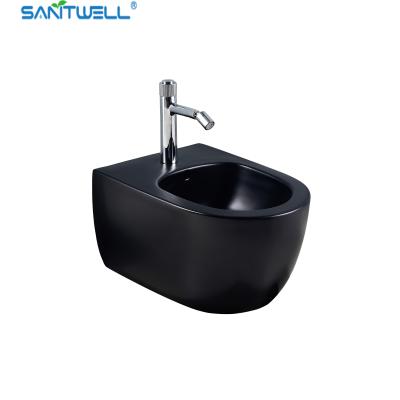 Chine Taille blanche de Hung Bidet 490*370*300 millimètre de mur de casserole de carte de travail de salle de bains de SWJ1131MB, bidet au plancher à vendre