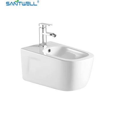 China Tamaño blanco de Hung Bidet 490*370*300 milímetro de la pared de la cacerola del WC del cuarto de baño SWJ1231, piso - bidé montado en venta