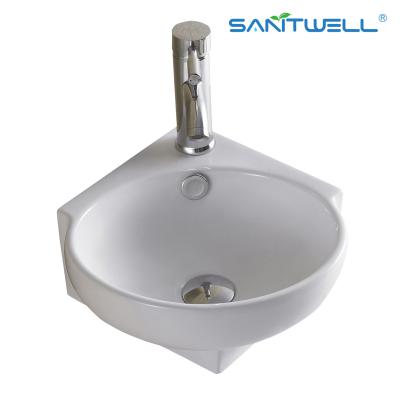 Cina Bianco ceramico del bacino AB8300 sopra il contro bagno ultra sottile Art Basin del bordo del controsoffitto del bacino di lavaggio del lavandino della nave del bacino in vendita