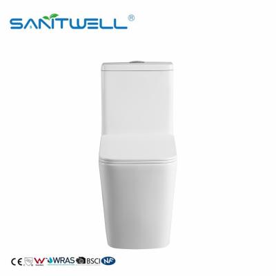 Cina Moderni sanitari della ciotola del WC di Chaozhou annaffiano la toilette di un pezzo SWM8616 del pavimento in vendita