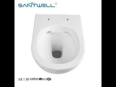 SWJ0325 European style wall hung toilet in Bathroom