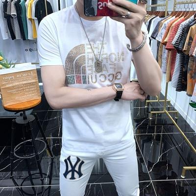 China Factory direct sale QUICK DRY and wholesale cheap men's short sleeve t-shirt 2021 with 100% cotton fashion trend fancy T-shirt for sale