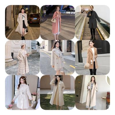 China Sustainable Mink Autumn/Winter Loose Coat 2022 Long Wool Sweater Coat New for sale