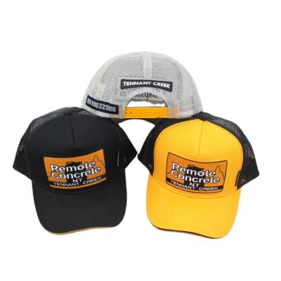 China Custom Colorful Wear Factory 5panel Trucker Hats With Embroidery / Rubber Patch / Woven Label And Sandwich Baseball Caps for sale