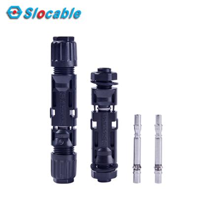 China High Quality Slocable Power TUV Approved Male Female IP68 Solar DC Connector Waterproof For PV Solar Panel for sale