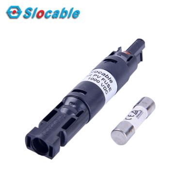 China Solar Power System 1000V 1500V 1-30A Solar Fuse Connector PV DC Fuse Holder For Solar Panel for sale