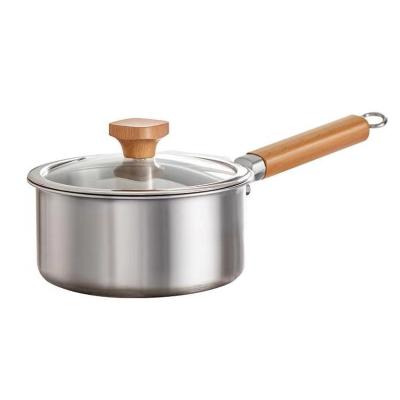 China Sustainable DSFOM 5301 Customized 304 Stainless Steel Milk Pot Induction Soup Pot for sale