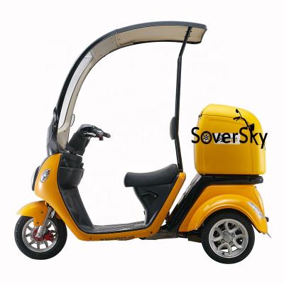 China Unisex Takeaway Company Stuff Use Electric Mobility Scooter Passenger With Longer Range And Rooftop Food Delivery Scooters Bikes for sale