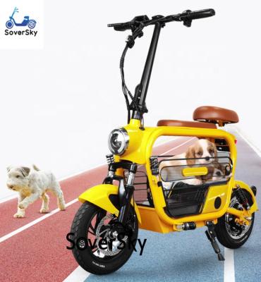 China Factory Price Battery Optional Eco-flight Pet Unisex Electric Scooter Motors Double Sit Lows Electric Bike Pet Bike Electric Scooter Pet for sale