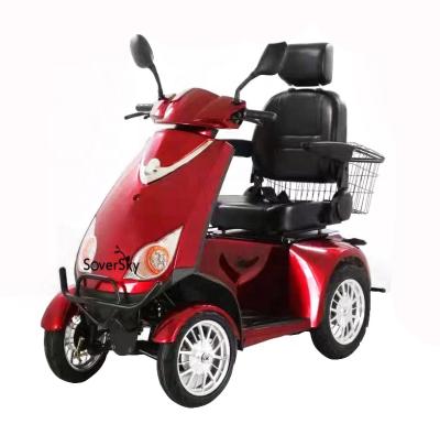 China Soversky four wheel motorcycles electric car three wheel unisex old citycoco four wheel bikes for the elderly 1000w 60v20ah 25kmh for sale