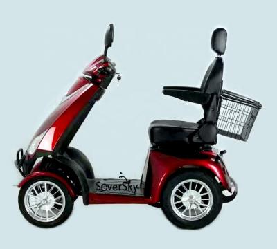 China Soversky Unisex Mobility Four Wheel Electric Scooter for Disabled Low Speed ​​Four Wheel Electric Mobility Scooter for sale