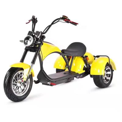 China High quality aluminum alloy SoverSky M3T model electric scooter chopper bike ebikes USA warehouse citycoco golf cart with golf stand for sale