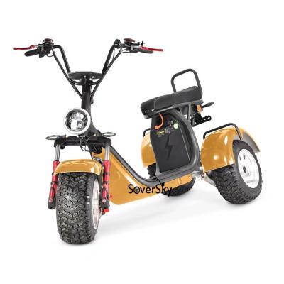 China Aluminum Alloy SoverSky USA Warehouse Three Wheels Tricycle Other Tricycles 4000w Motor 2000w Motor Dual Scooter Electric Bike Scoter Bikes for sale