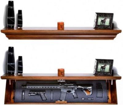 China Best Quality China Manufacturer Diy Waterproof Fireproof Weapon Magnetic Lock Concealment Shelf for sale