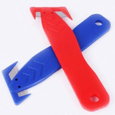 China Hot Sale Non-variable Safety Plastic Box Cutter Knife for sale