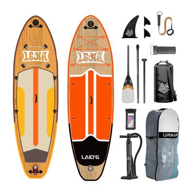 China New design unisex wooden surfing waterplay inflatable paddle board stand up paddle board for water sports for sale