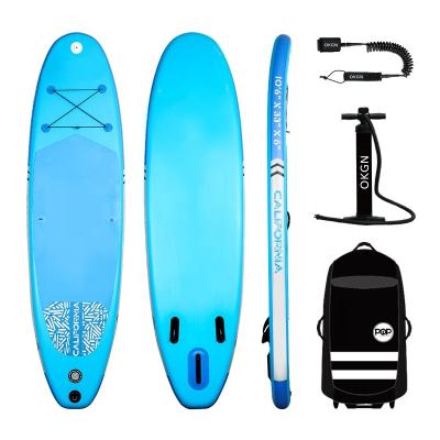 China 2020 waterproof inflatable hot sales promotion china paddle stand up inflatable surf board brands for sale