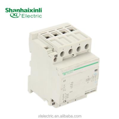 China XINLI household new products on china market CT-63A series household contactor 63A with CE 220v 3 pole contactor generator starter for sale