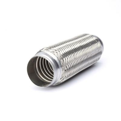 China Stainless Steel 201 Or 304 Stainless Steel Flex Pipe /Exhaust Tube De Escape Flexible for sale