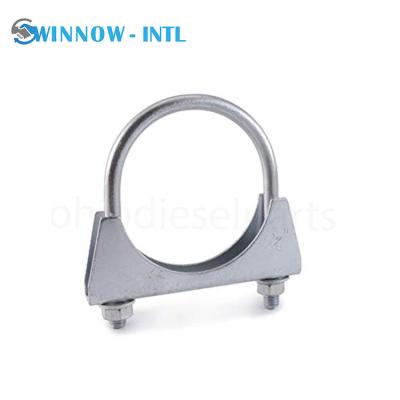 China Durable Galvanized Automotive Pipe Clamps U Bolts In Stainless Steel AISI 304 U Flange Type Muffler for sale