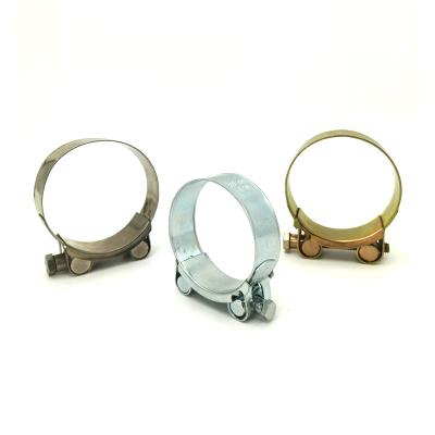 China Pipeline Clamps Health Care Galvanized Steel Bolt Heavy Duty Single Pipe Clamp for sale