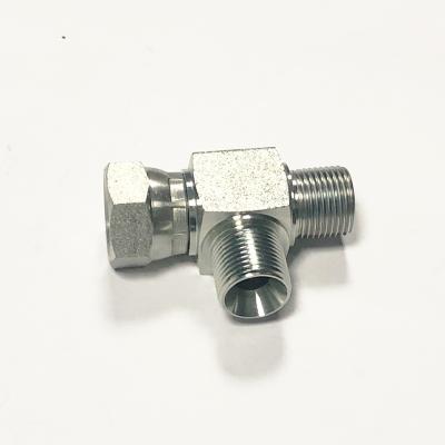 China Industrial Tooling Branch Tee Union BSPP Male 60 Degree - BSPP Swivel 60 Degree Female for sale