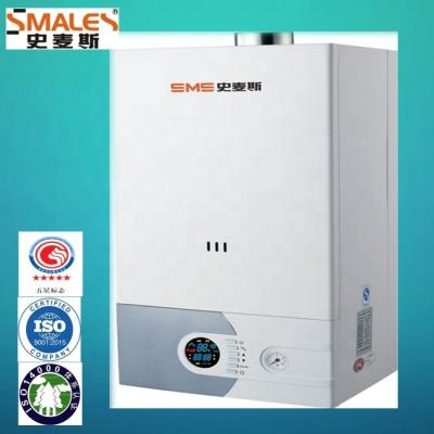 China VERTICAL CE Standard Foshan Smales Gas Boiler Condensing Water Heater (24kw-S6) Exported to Azerbaijan, Uzbekistan for sale