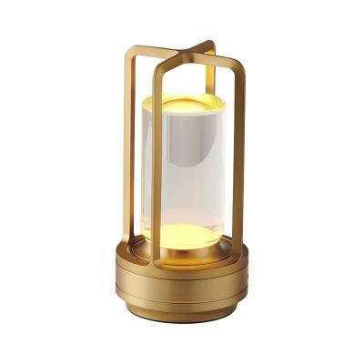 China Portable Camping Light Rechargeable Cordless Table Lamp Outdoor LED Mini table lamp for sale