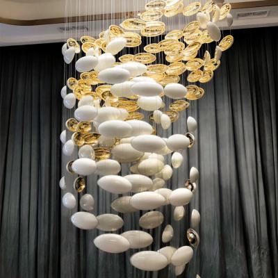 China Lighting Solutions Service for Project Group Sales Villa Staircase Duplex Chandelier for sale