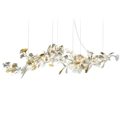 China Modern Nordic Ceramic Flowers Decorative Hanging Chandelier with 50000 Working Time for sale