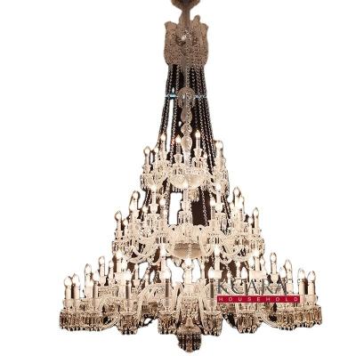 China 84-Lamp Crystal Chandelier The Perfect Addition to Your Hotel Engineering Project for sale